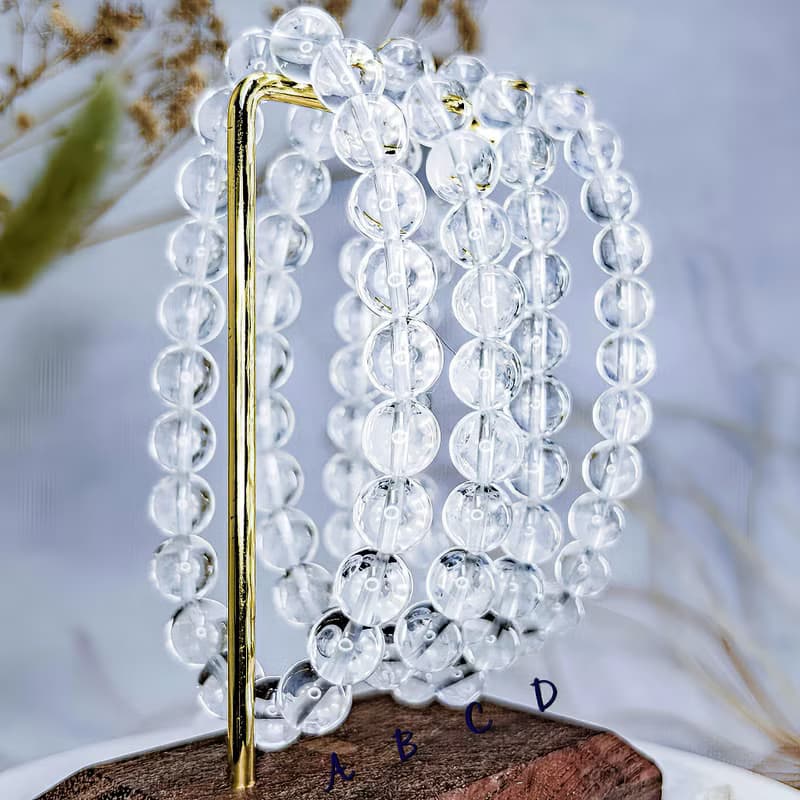 【藍針水晶】藍針白水晶手鍊