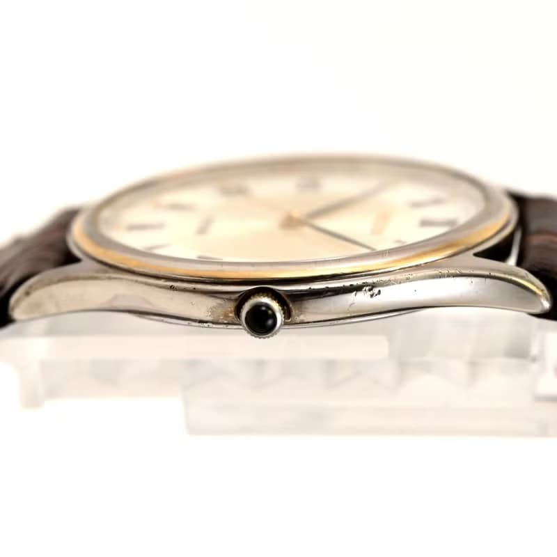 CITIZEN Exceed 男性用 ユニセックス クォーツ 腕時計 ローマ数字 33mm 薄型5mm厚 耐磁  手錶