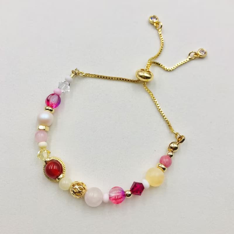 【體驗】【DIY手作課程】飾品設計體驗|F5.水晶天然石手鍊|文化幣