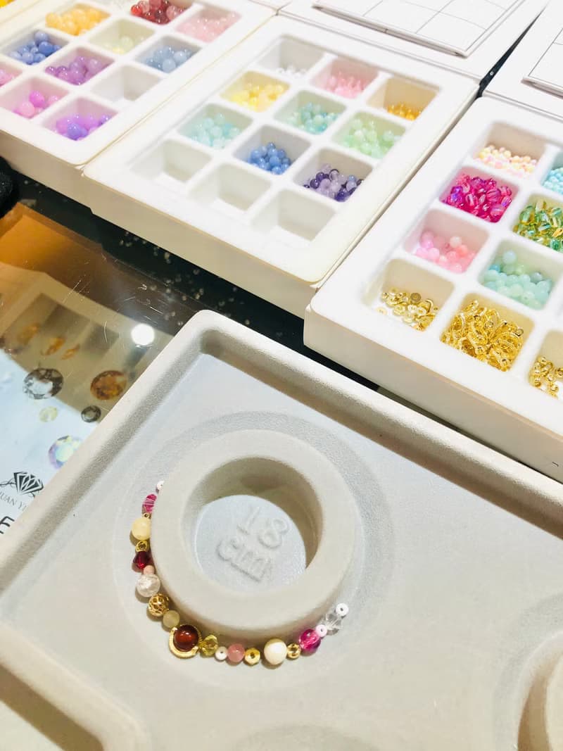 【體驗】【DIY手作課程】飾品設計體驗|F5.水晶天然石手鍊|文化幣