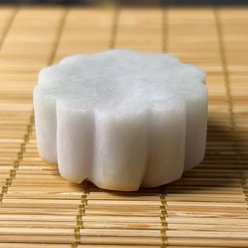 飄花翡翠月餅| 天然緬甸玉A貨翡翠 |送禮