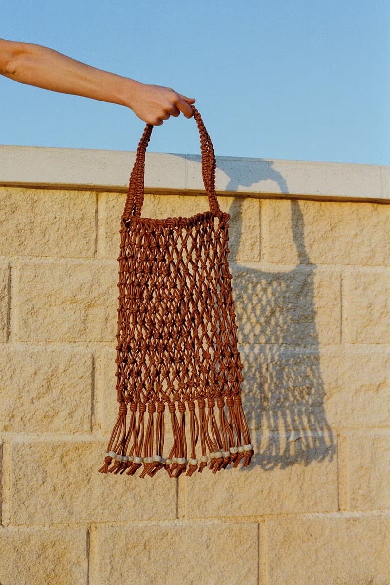 The Solace Tote 玉米基 素皮革 編織包 側背包 手拿包 棕色