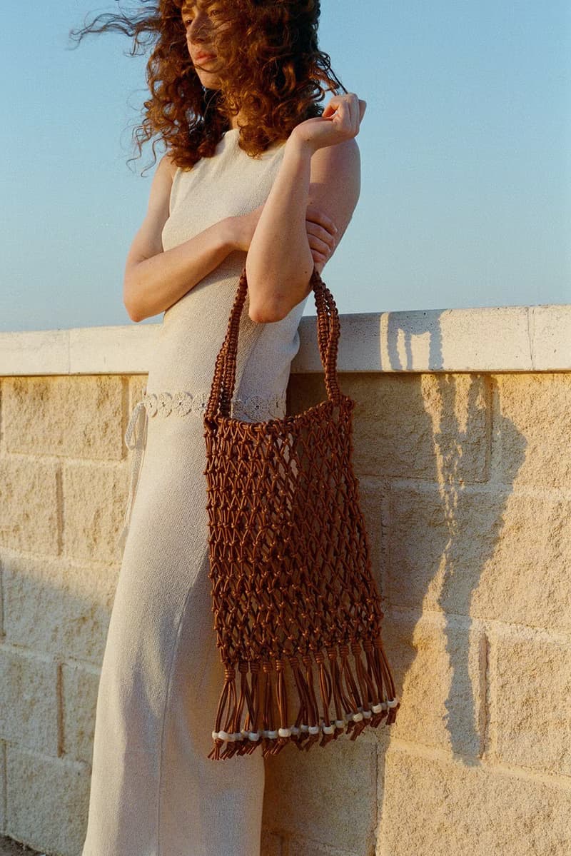 The Solace Tote 玉米基 素皮革 編織包 側背包 手拿包 棕色