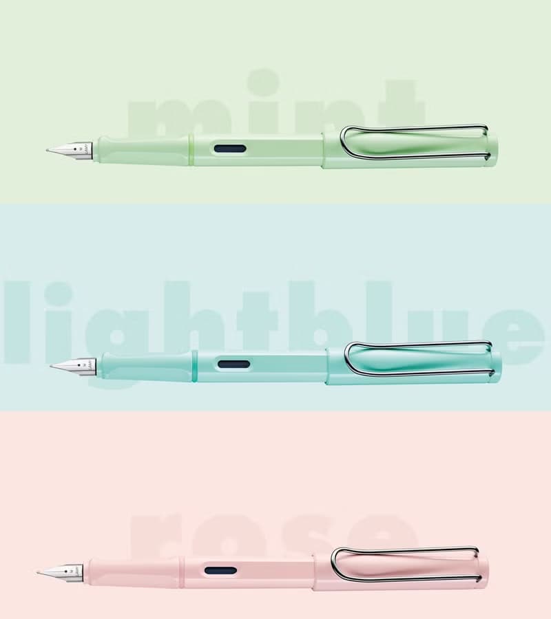 【雷雕免費刻字】LAMY 鋼珠筆皮革筆盒 湛藍 / SAFARI - 多彩選