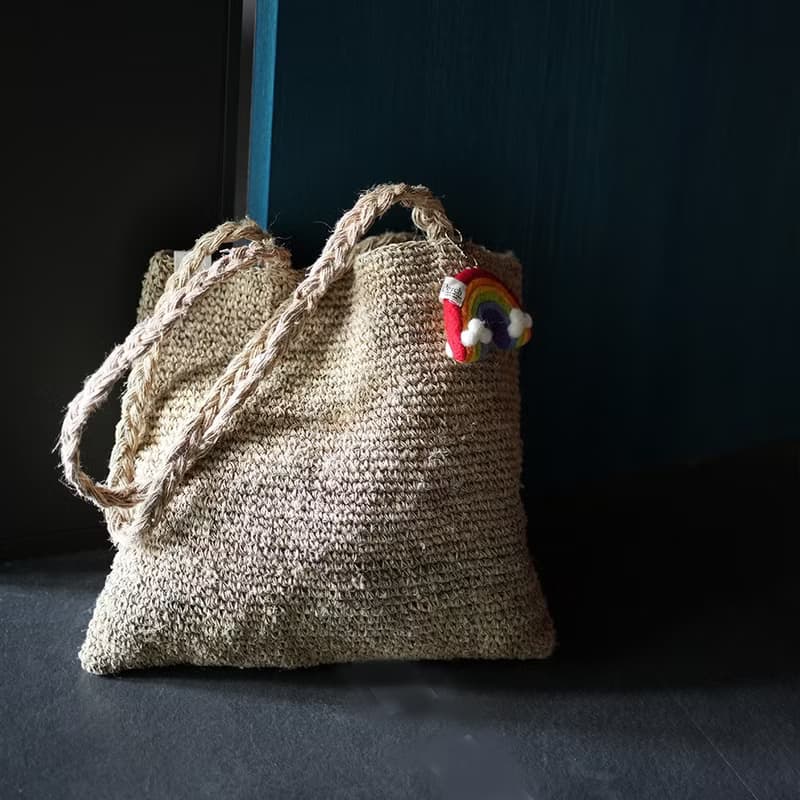 100% Wool 羊毛氈彩虹(金屬鉤 / 別針) 經典 藕色 薄荷_公平貿易