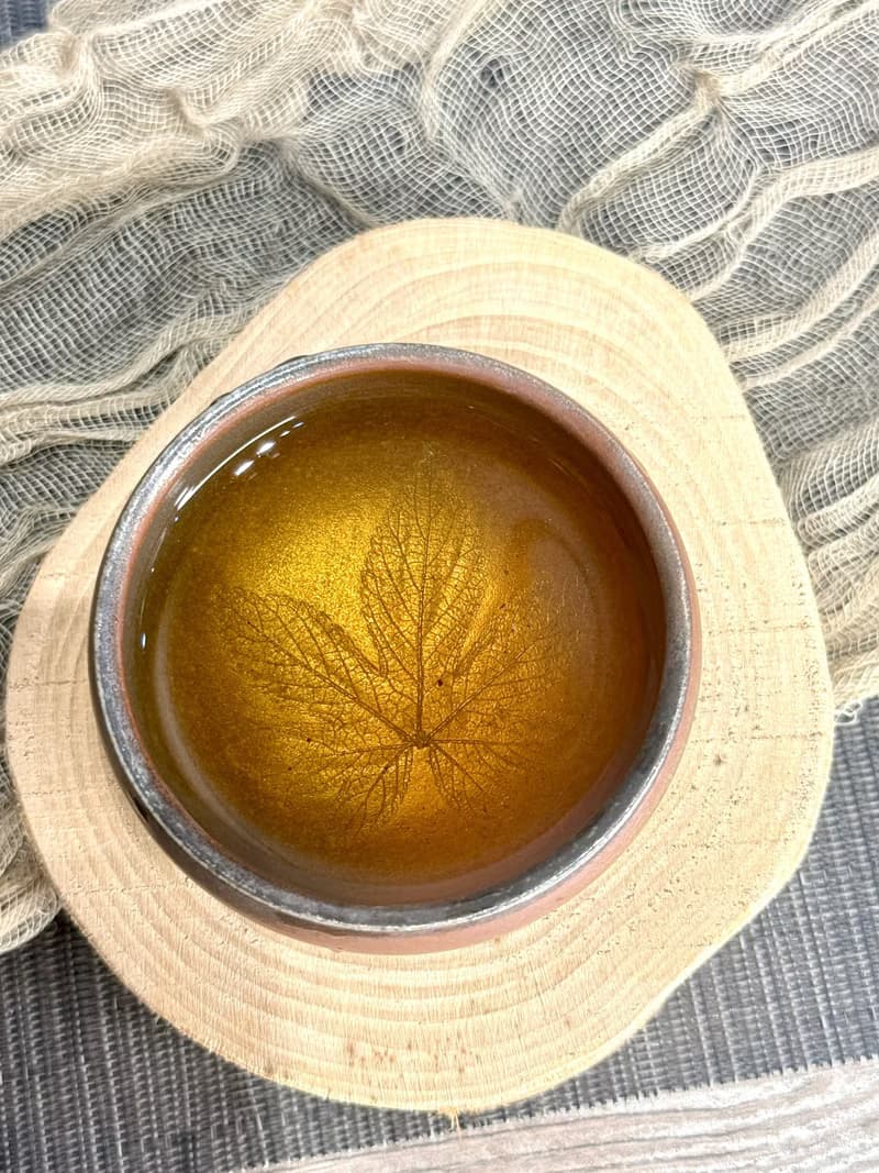 柴燒楓葉杯