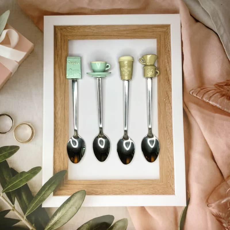 莫蘭迪咖啡造型4入組