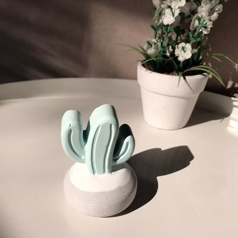【MINI LIFE x 氛享日記】圓底仙人掌造型擴香石