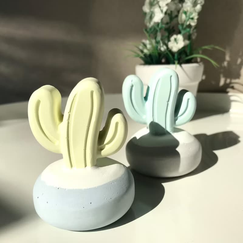 【MINI LIFE x 氛享日記】圓底仙人掌造型擴香石