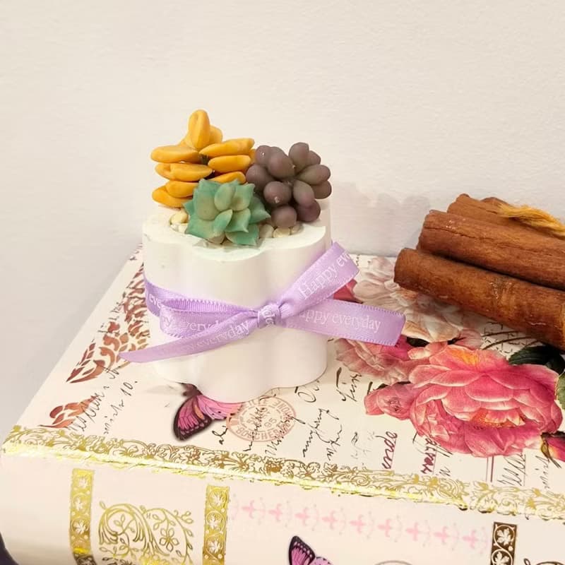 【體驗】【體驗】花蓮手作體驗石膏捏塑可愛多肉盆栽DIY手作體驗-小班制