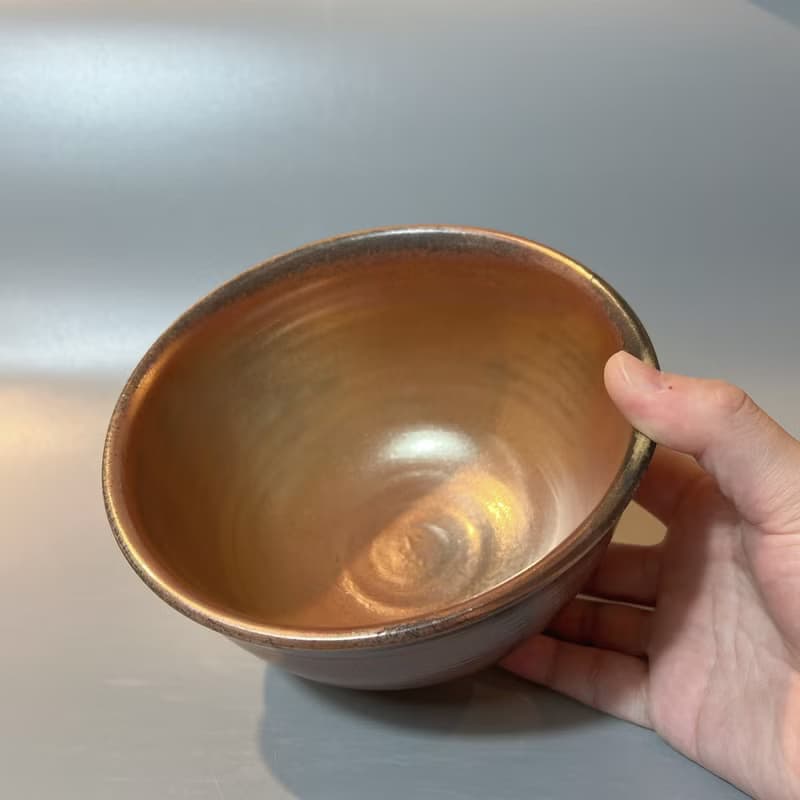 柴燒古樸金彩碗 / 柴燒16cm大碗 / 小平凡手作