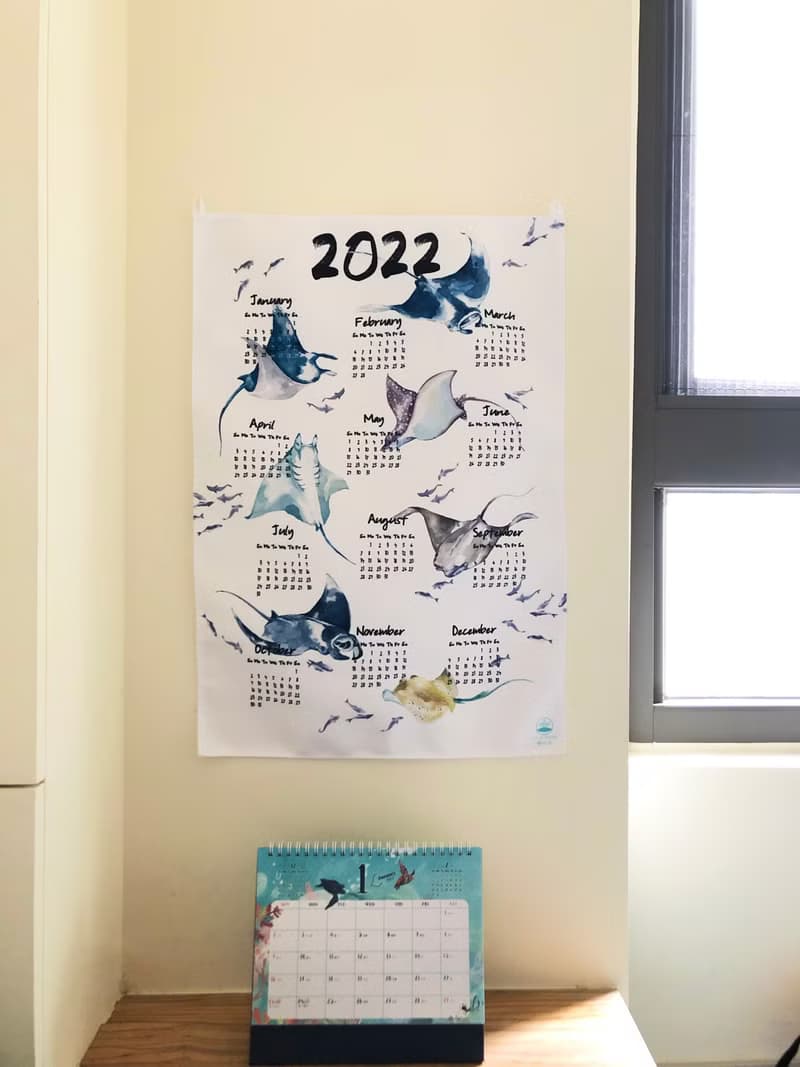 2022魟魚年曆