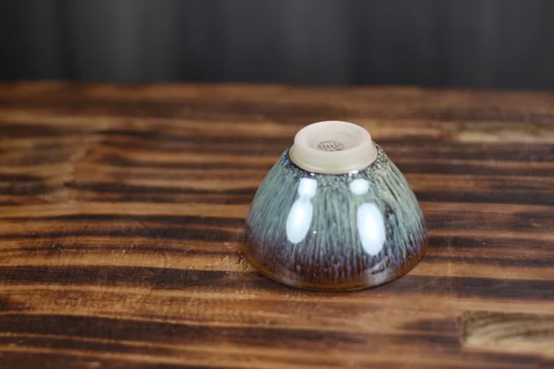 【母親節禮物】45ml 紫戀 天目釉 中式小茶杯 鶯歌名家葉敏祥作