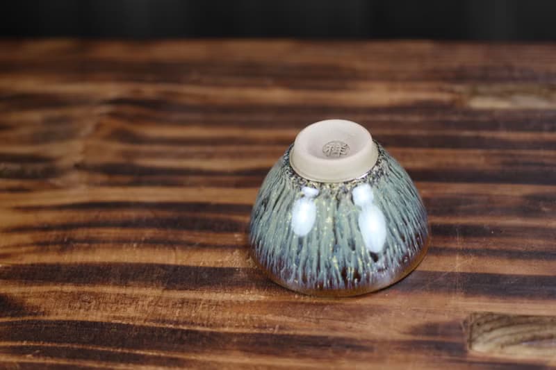 【母親節禮物】45ml 紫戀 天目釉 中式小茶杯 鶯歌名家葉敏祥作