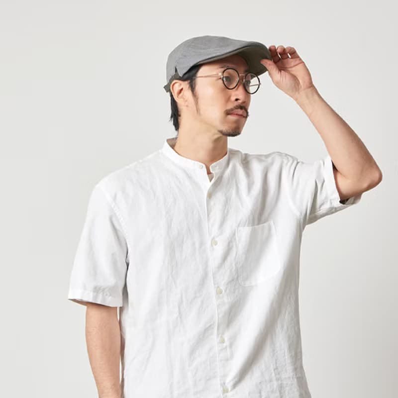 ナナポッシ リネン コットン ビッグ ハンチング