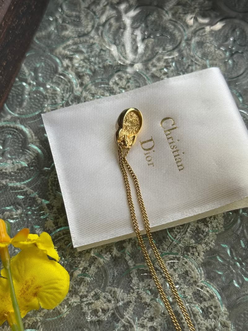 中古正品Christian Dior 80年代迪奧小珍珠項鏈頸鍊 古董珠寶送禮