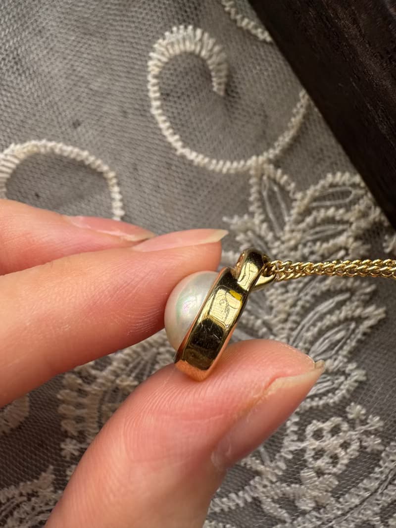 中古正品Christian Dior 80年代迪奧小珍珠項鏈頸鍊 古董珠寶送禮