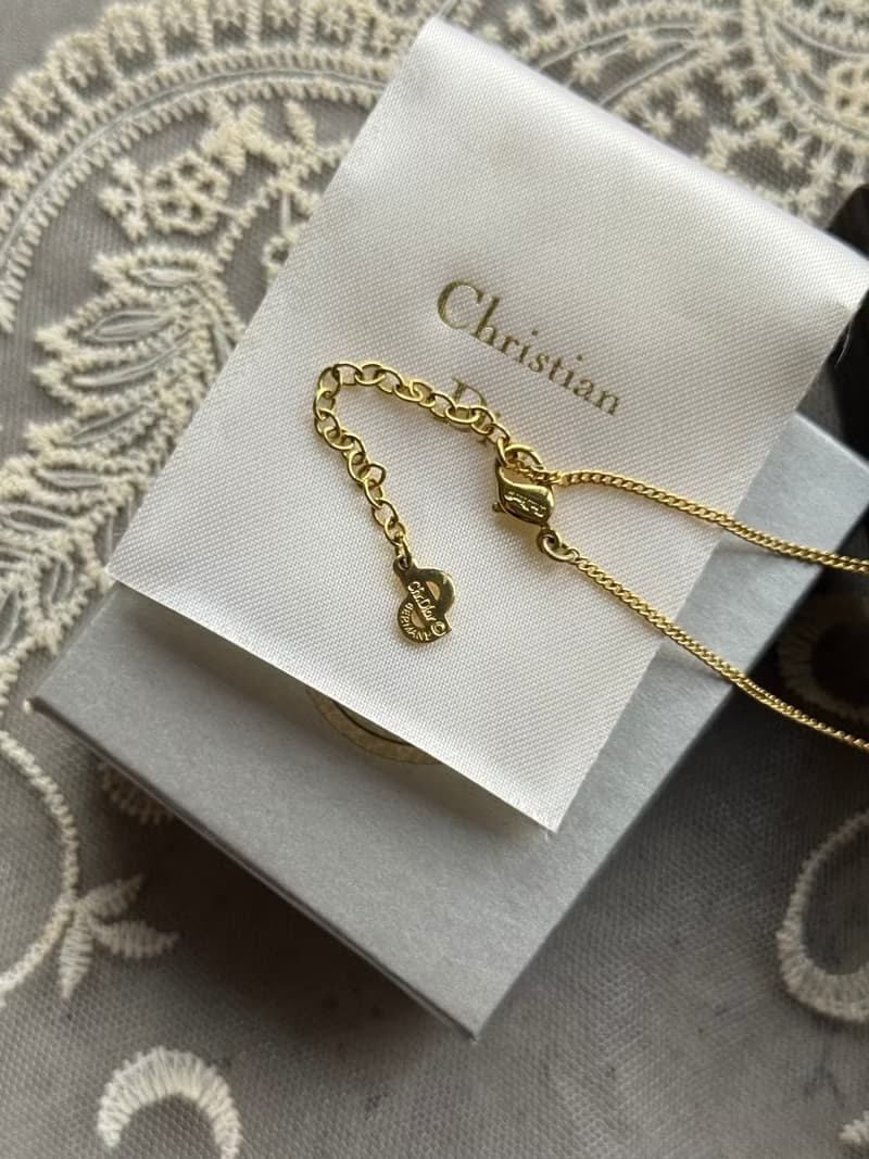 中古正品Christian Dior 80年代迪奧小珍珠項鏈頸鍊 古董珠寶送禮