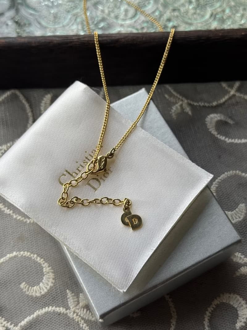 中古正品Christian Dior 80年代迪奧小珍珠項鏈頸鍊 古董珠寶送禮