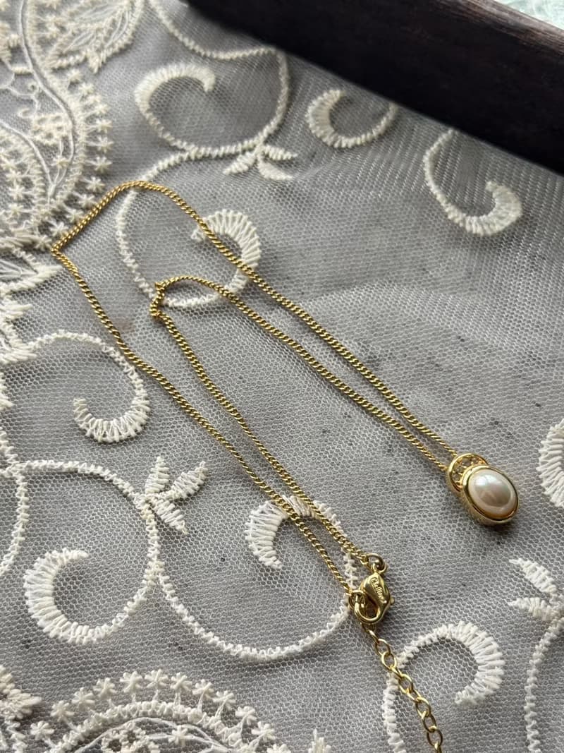 中古正品Christian Dior 80年代迪奧小珍珠項鏈頸鍊 古董珠寶送禮