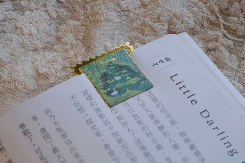 金屬書籤 - 平靜的喜悅 / 綠色系