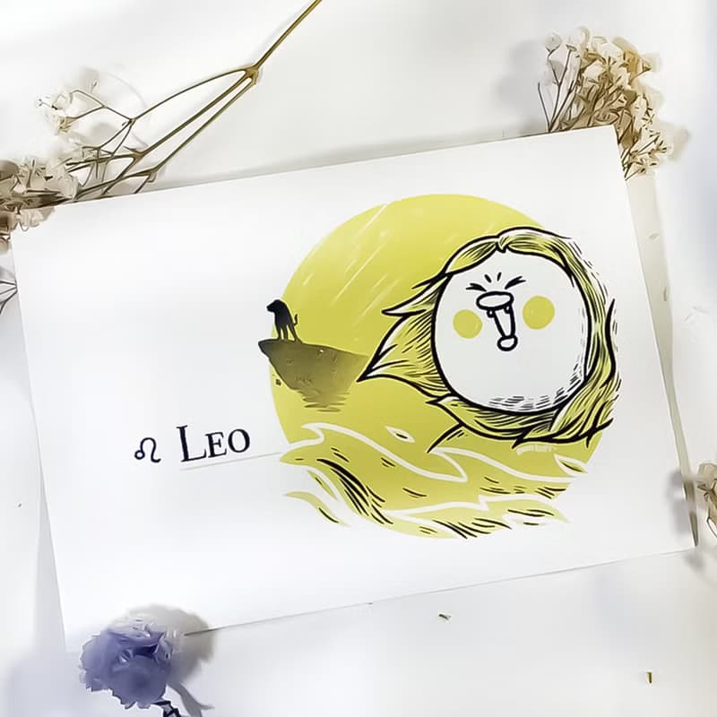 【星座明信片】系列 / 米蘭白 /