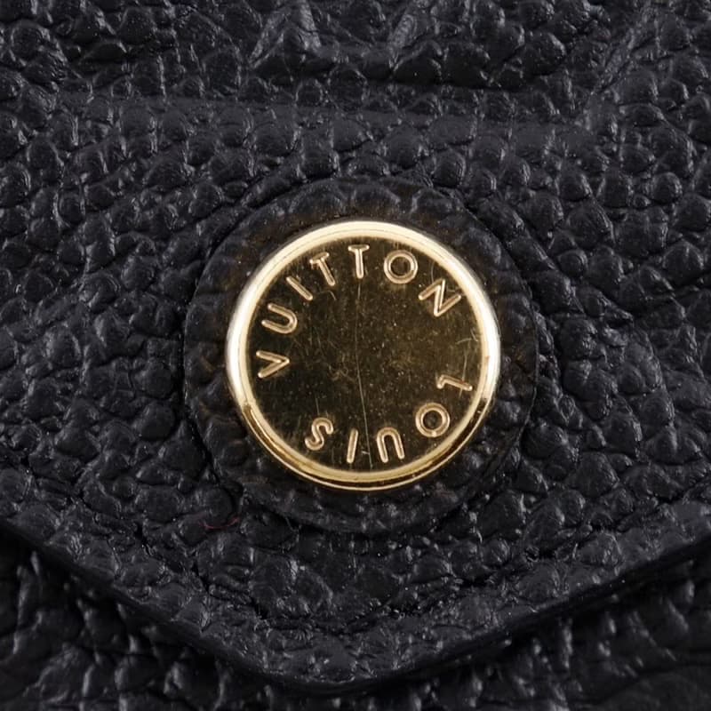 【日本直送】ルイ・ヴィトン LOUIS VUITTON 三つ折り財布 ポルトフォイユゾエ アンプラント M62935 モノグラムアンプラント ノワール 中古】