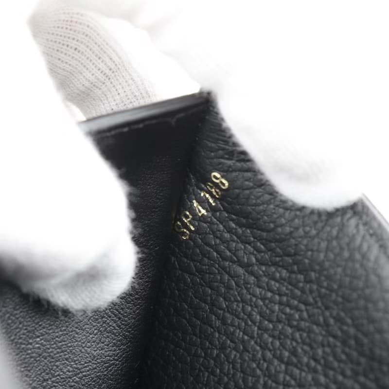 【日本直送】ルイ・ヴィトン LOUIS VUITTON 三つ折り財布 ポルトフォイユゾエ アンプラント M62935 モノグラムアンプラント ノワール 中古】