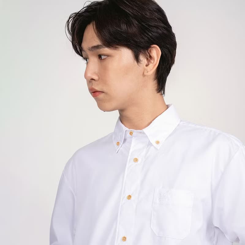 BASIC // white // men shirt slim fit