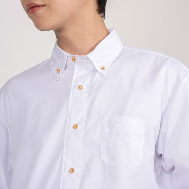BASIC // white // men shirt slim fit