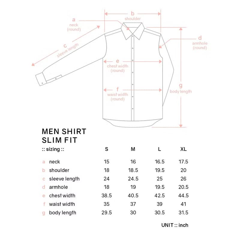 BASIC // white // men shirt slim fit