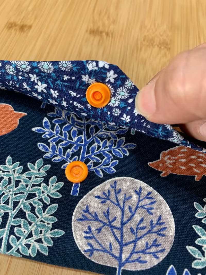 文青風環保純棉筷袋 ~ 竹林深處 沈穩藍 潮物 收納 手作餐具袋 禮