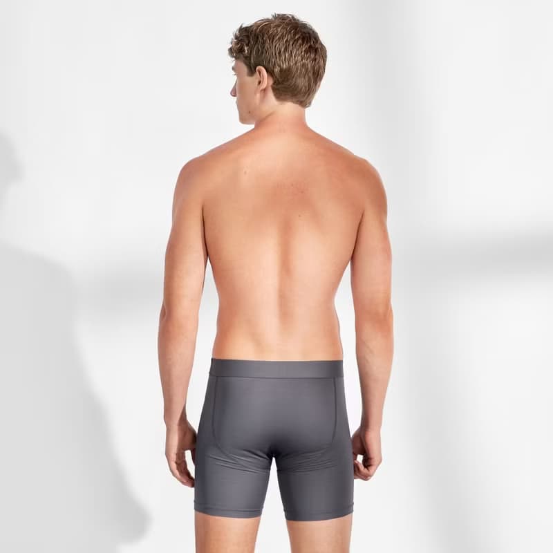 北歐極簡 - 2入組 - ACTIVE Boxer Brief 速乾除臭四角內褲 灰