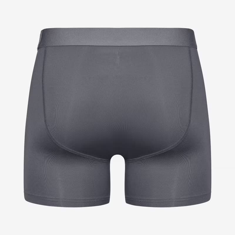 北歐極簡 - 2入組 - ACTIVE Boxer Brief 速乾除臭四角內褲 灰