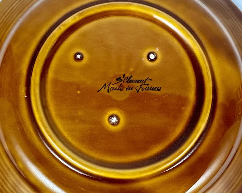 復古餐具 St Clement 陶瓷大型餐具 66 件來自法國