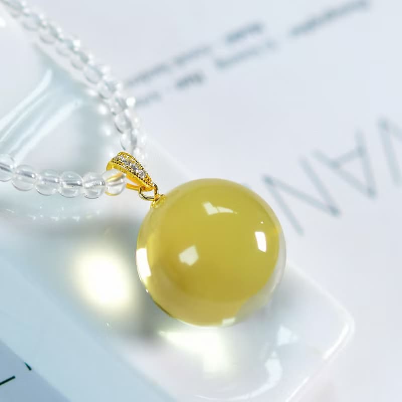 天然黃水晶貔貅吊墜 掛件 雕工精緻 嘴巴都是雕刻張開的貔貅