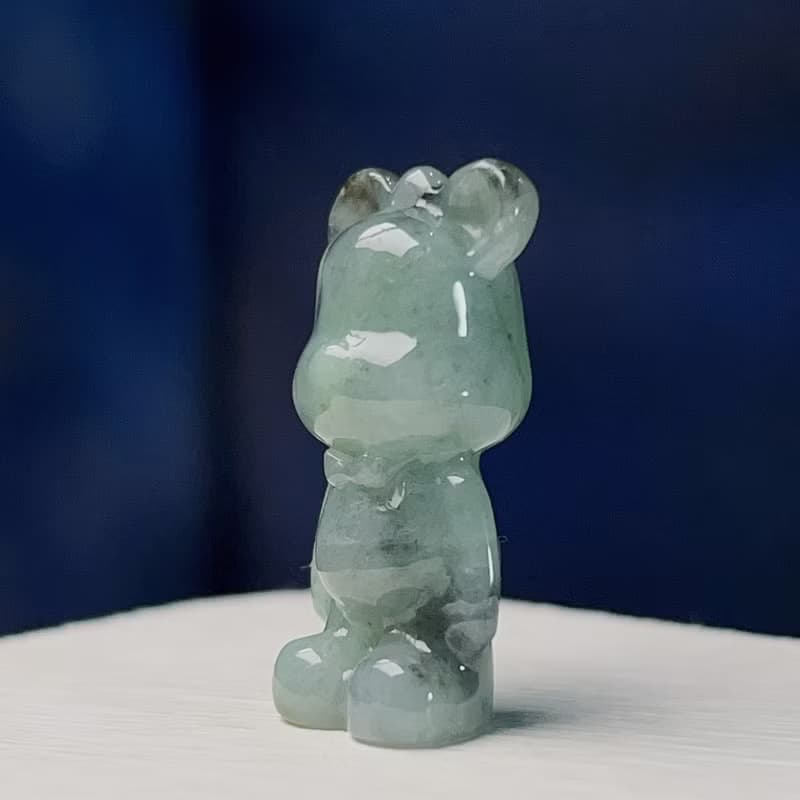 飄烏雞翡翠熊熊 | 天然緬甸玉A貨翡翠 | 送禮