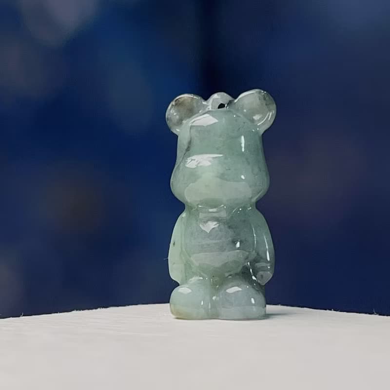 飄烏雞翡翠熊熊 | 天然緬甸玉A貨翡翠 | 送禮