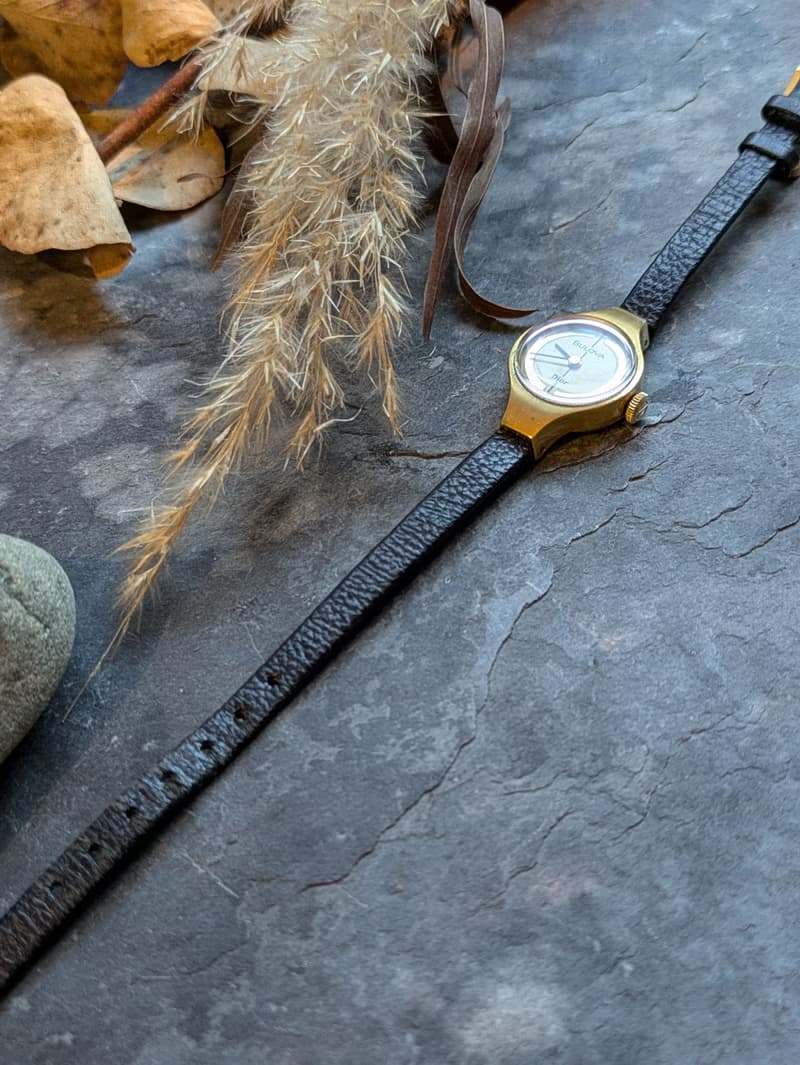 Dior 稀有款 古董錶金色 機械手上鍊錶 manual winding