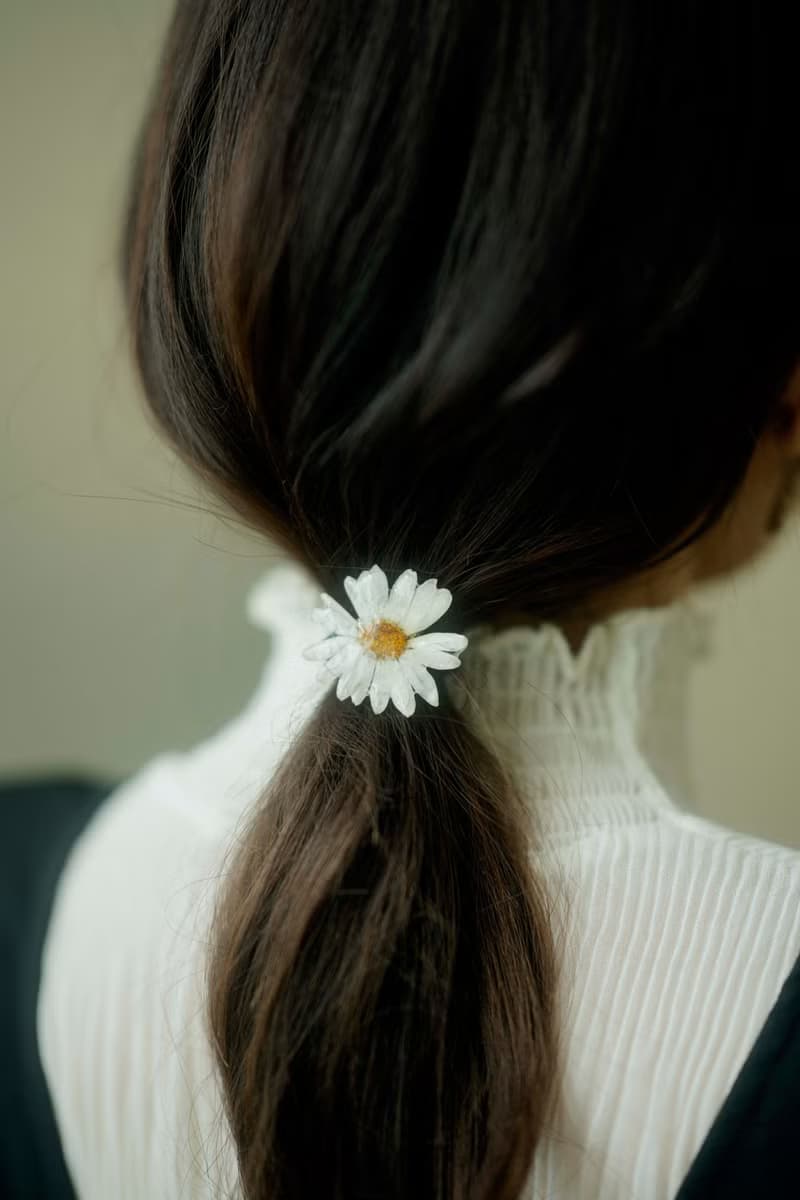 大雛菊標本髮圈 Daisy Hair Accessory