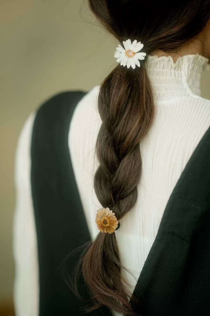 大雛菊標本髮圈 Daisy Hair Accessory
