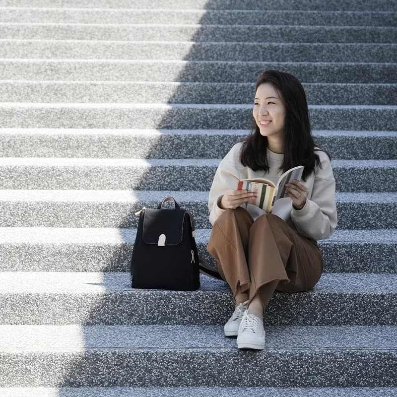 小日子後背包 / 女用帆布包 - 手工訂製