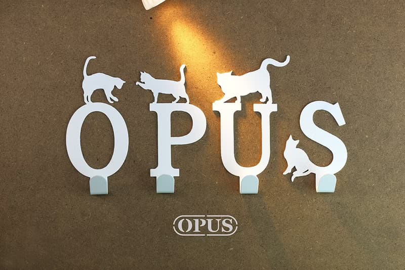 【OPUS東齊金工】當貓咪遇上字母S - 掛勾(優雅白)收納/婚禮小物