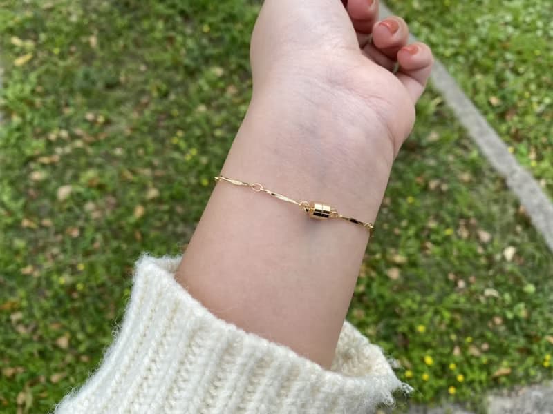 橢圓藍晶石和淡水珍珠手鍊 天然石手鍊 淡水珍珠手鍊 天然石飾品