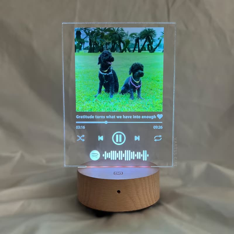 【香港製作】Spotify夜燈藍牙喇叭 | 便攜式藍芽喇叭 | 情人節禮