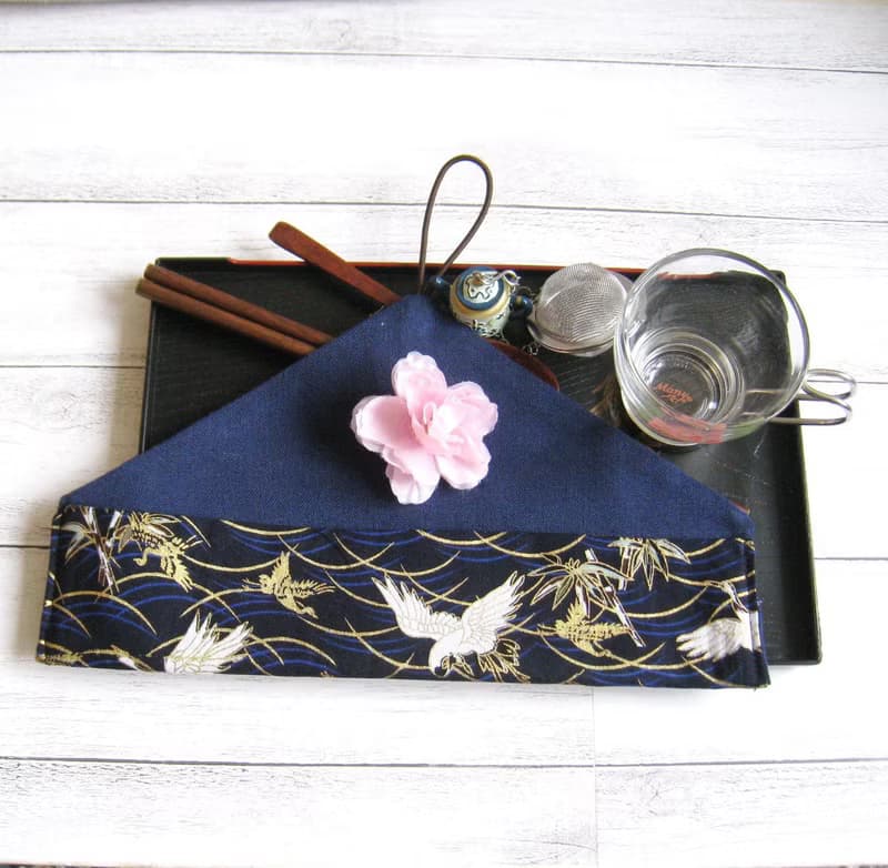 環保餐具組 餐具套 筷子套、餐具布套 飲管袋 CH-019