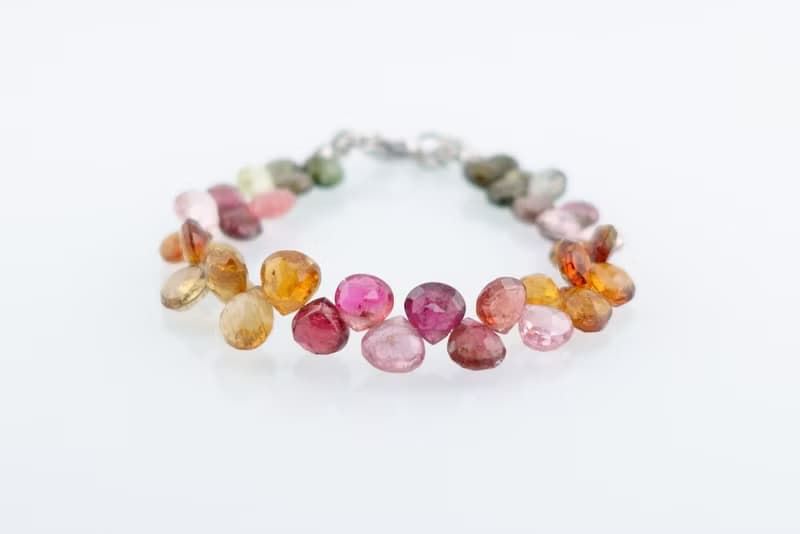 寶麗金珠寶-天然彩色碧璽手鍊