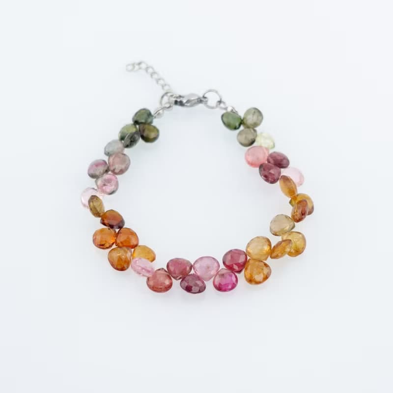 寶麗金珠寶-天然彩色碧璽手鍊