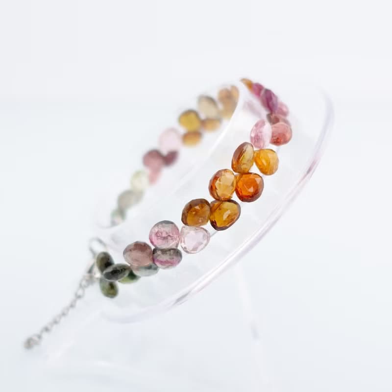 寶麗金珠寶-天然彩色碧璽手鍊