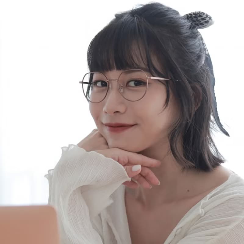 FROMEYES 高折射率濾藍光×古銅棕波士頓框眼鏡